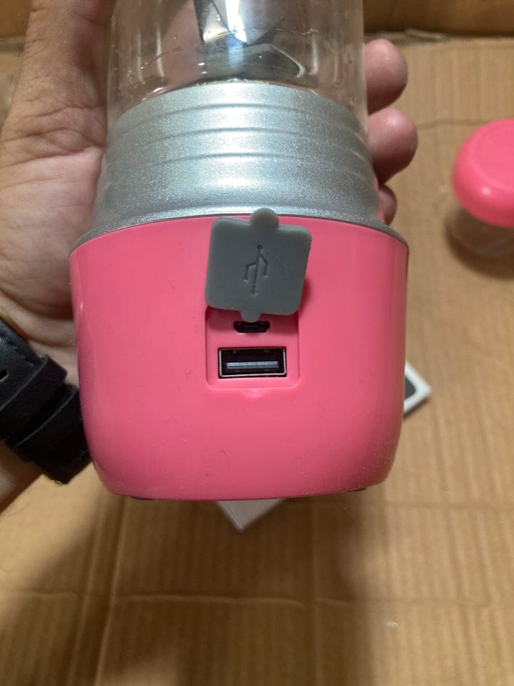 Imported Rechargeable Portable 420ml Blender With 6 Blades – Portable Blender With Usb Charger