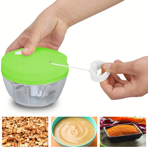 Multi-function Food Processor – Chopper, Cutter, Grinder, Shredder, Mincer, Mini Garlic Slicer & Slicer For Kitchen (random Color)