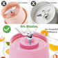 Portable Mini Juicer Blender – USB-Rechargeable & Travel-Friendly