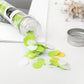 Outdoor Portable Hand Washing Disposable Soap Paper Flakes – 100 Pcs In Flower Tube Bottle (random Color)