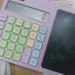 2-in-1 Calculator With Lcd Writing Tablet – Dual-function Office & School Gadget