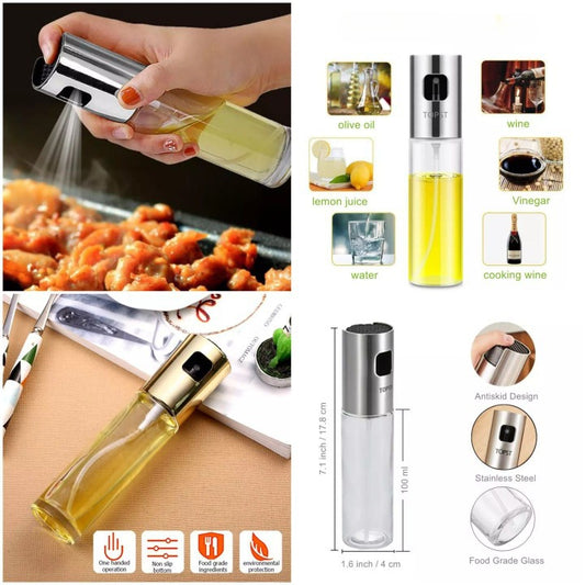 Cooking Oil Sprayer – Glass Oil Spray Bottle For Kitchen, Bbq, Baking and Grilling