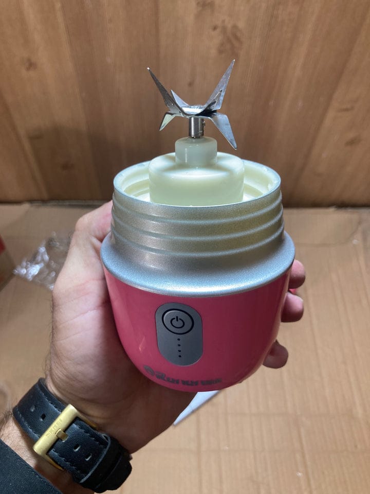Imported Rechargeable Portable 420ml Blender With 6 Blades – Portable Blender With Usb Charger