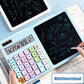 2-in-1 Calculator With Lcd Writing Tablet – Dual-function Office & School Gadget