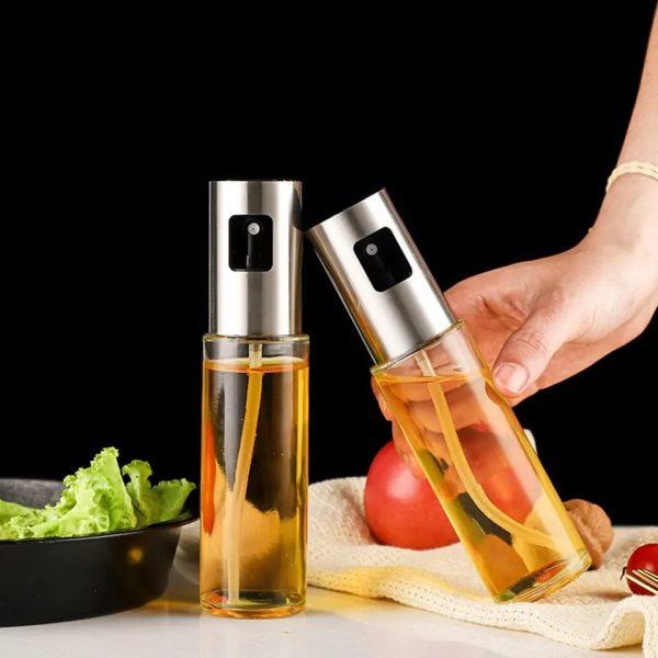 Cooking Oil Sprayer – Glass Oil Spray Bottle For Kitchen, Bbq, Baking and Grilling