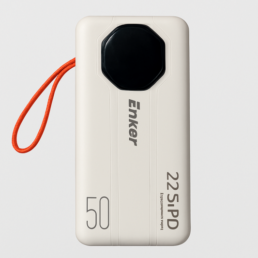 Enker 50000mah Power Bank – Ultra High Capacity, Fast Charging, Lithium Battery Portable Charger