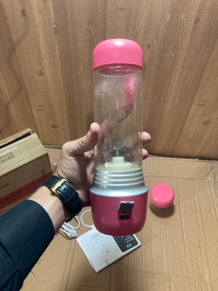 Imported Rechargeable Portable 420ml Blender With 6 Blades – Portable Blender With Usb Charger