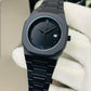 Full Black Aura Quartz Watch – Lightweight Analog Design, Premium Quality Finish, Stylish Wrist Watch For Men & Boys | Available In Full Black & Black-white (without Box)