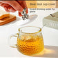 Glass Cup With Spoon and lid