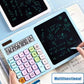 2-in-1 Calculator With Lcd Writing Tablet – Dual-function Office & School Gadget