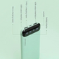 Portable Power Bank 20000mah – High Capacity With Led Display & Fast Charging Support (random Color)