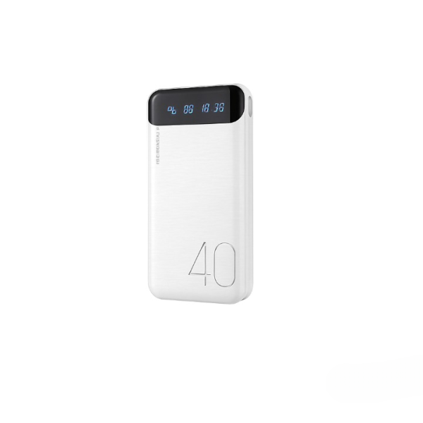 Portable Power Bank 20000mah – High Capacity With Led Display & Fast Charging Support (random Color)